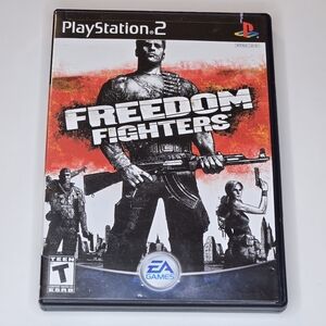 EA Games Freedom Fighters for PlayStation 2 - Black and Red